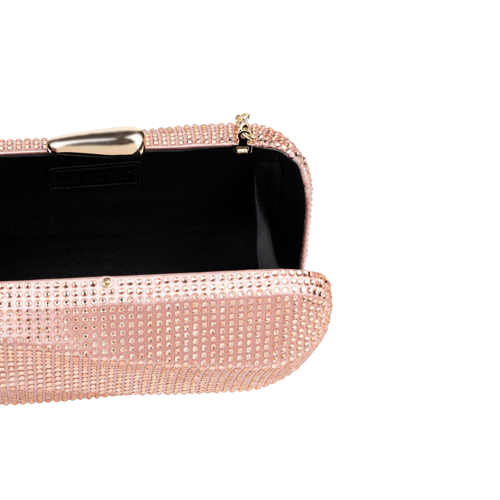 Pink Rhinestone Clutch