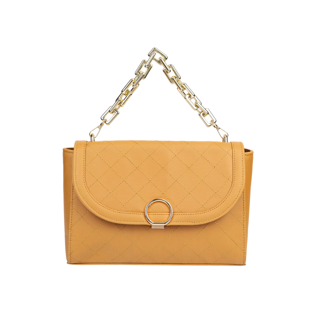 Rust Stitched Handbag