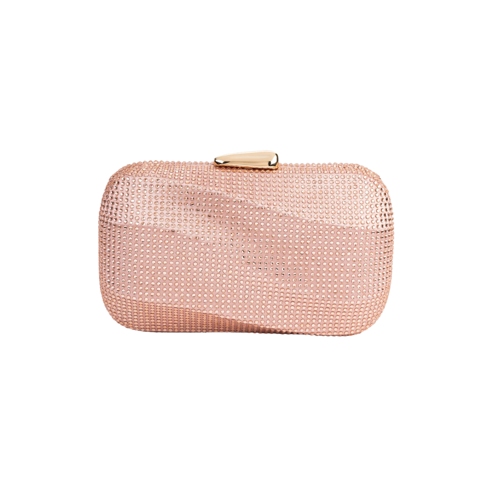 Pink Rhinestone Clutch