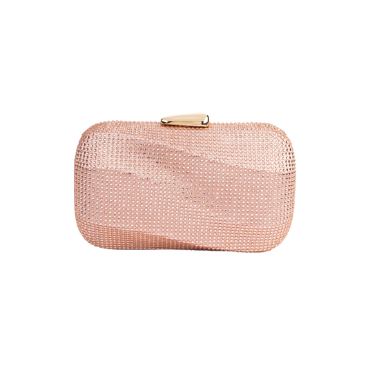 Pink Rhinestone Clutch