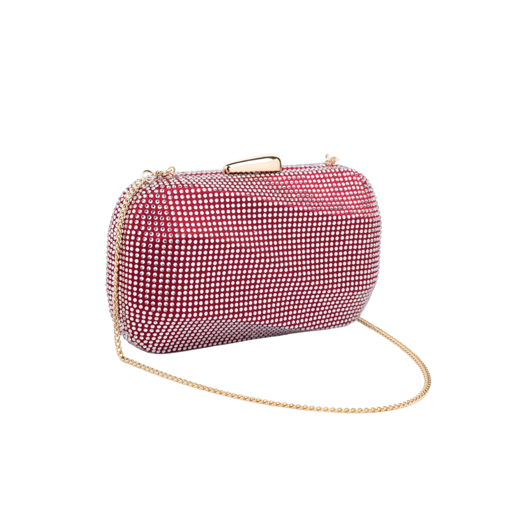 Red Rhinestone Clutch