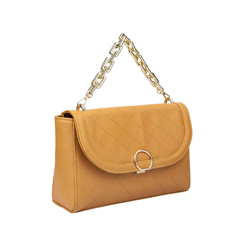 Rust Stitched Handbag